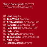 Tokyo Top 10 March 2024 | superfuture®