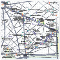 Paris | Champs-Élysées Map | Aluminum Print - superfuture® - superfuture
